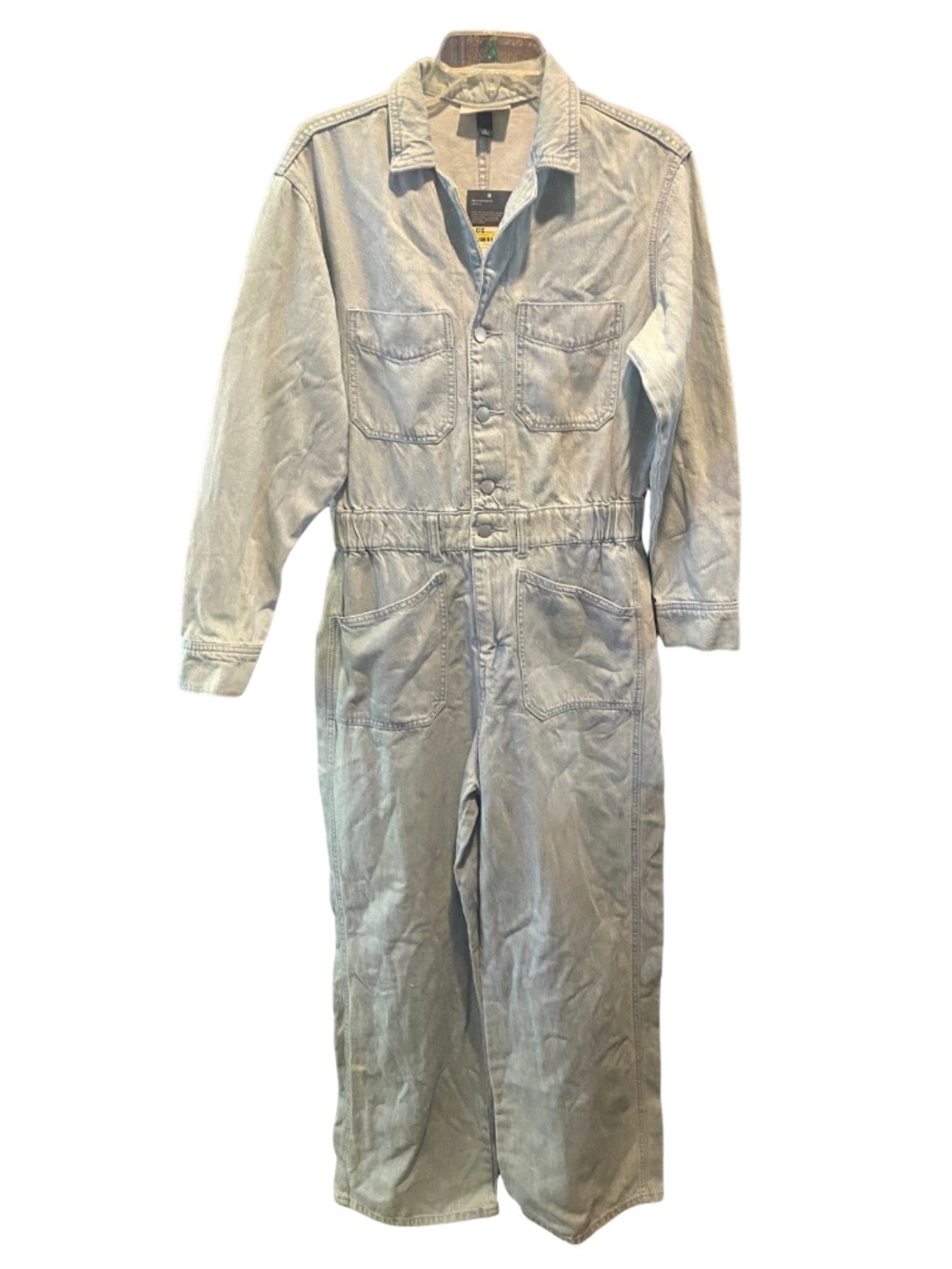 Universal Thread Light Blue Denim Baggy Jumpsuit Size 8